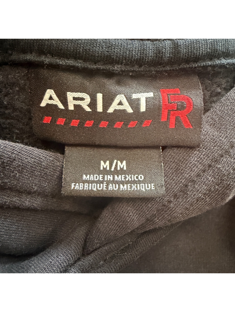 Ariat CAT3 2112 FR Men Primo Fleece Hoodie Black Flame Resistant Sweatshirt M - Picture 4 of 8